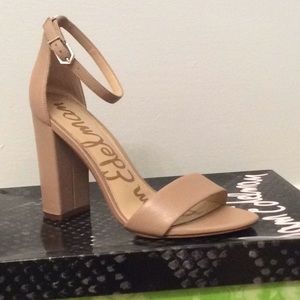 Sam Edelman Yaro heels in classic nude - size 7m